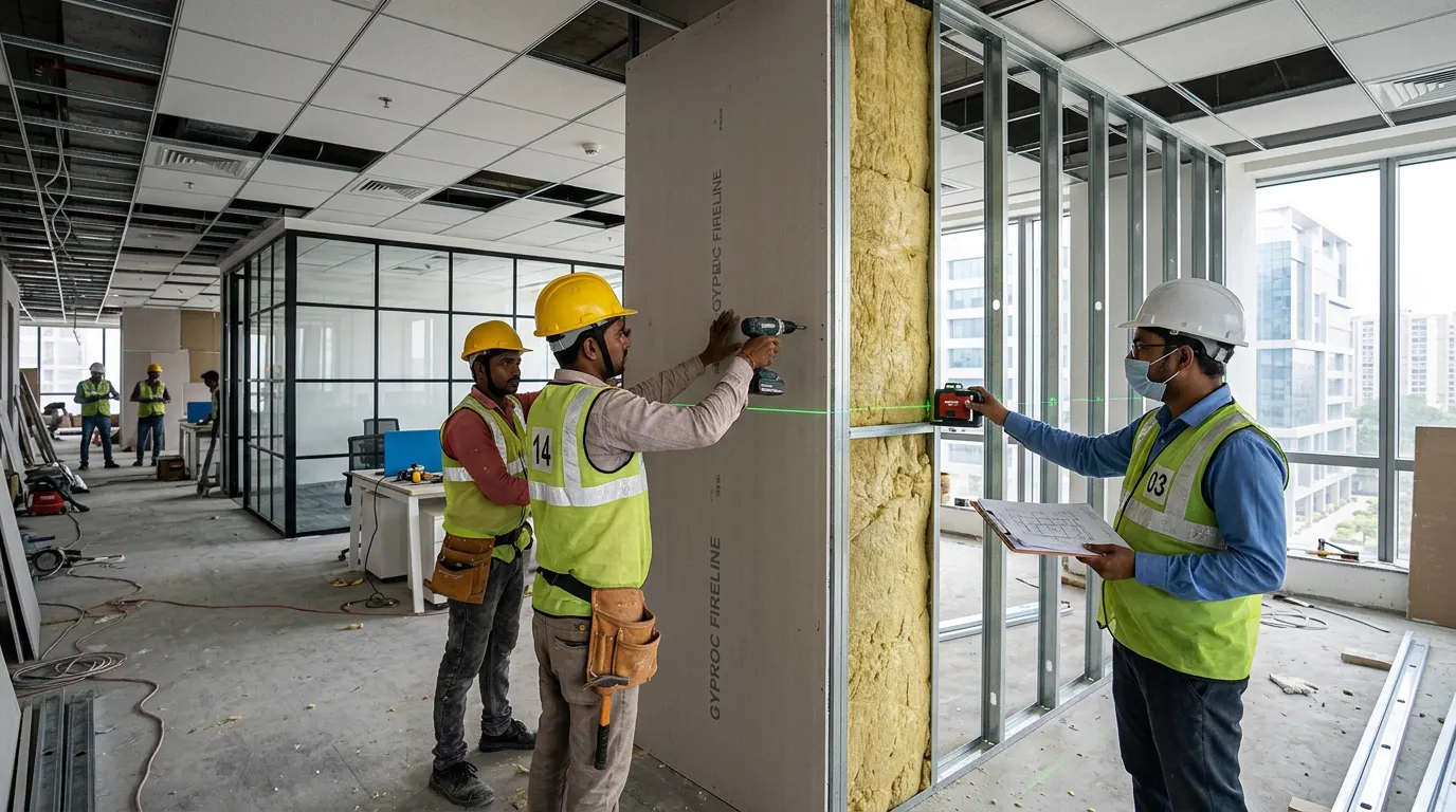 Corporate Interiors & Drywall
