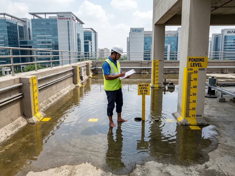 Quality Assurance Testing: 48-Hour Hydrostatic Water Ponding Verification