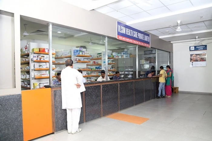 Hospital Pharmacy & Diagnostic Counter — Chemical-Resistant Epoxy Grouted Tiling